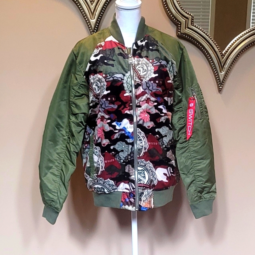 Switch Green Bomber Jacket
